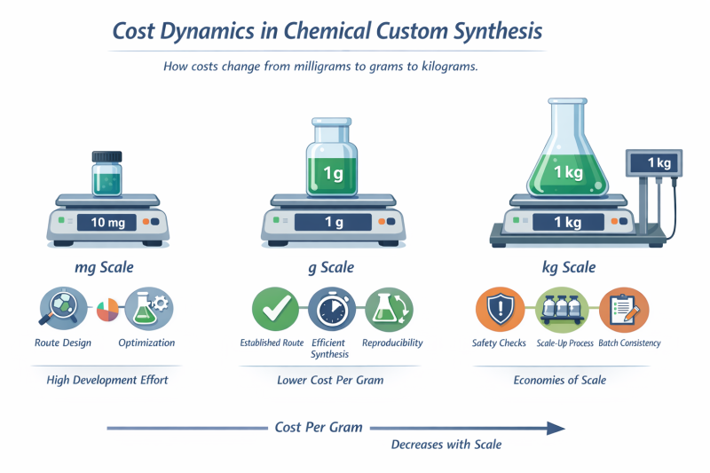 Costs and Scale Custom Synthesis